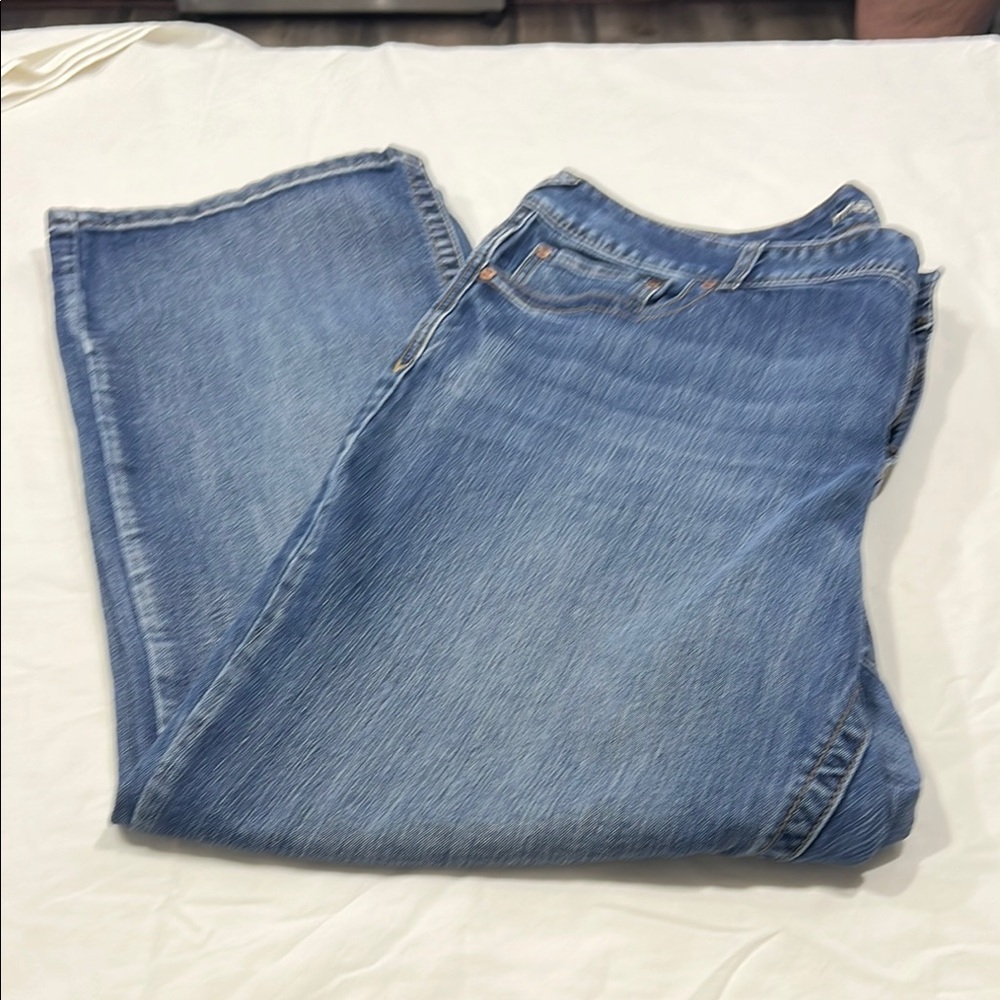 Maurices Blue Boot Cut Jeans with Stylish Stitching - Picture 2 of 7